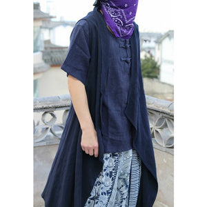New Hiphop Men's Cardigan Sleeveless Coat Jackets Outwear Vest Cloak Loose X-Long Trench Hombre Irregular Hem Men Tops INCERUN
