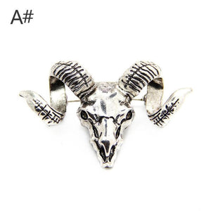 Accessories Jewelry Top Grade Fashion Exquisite Punk Gift Sheepshead Mens Brooch Suits Badge