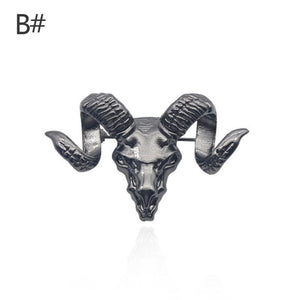 Accessories Jewelry Top Grade Fashion Exquisite Punk Gift Sheepshead Mens Brooch Suits Badge