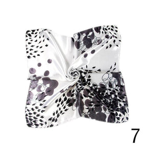 New Fashion Autumn and Winter Small Silk Scarf Female Silk Wild Professional Square Scarf Korean Scarves Female Scarf