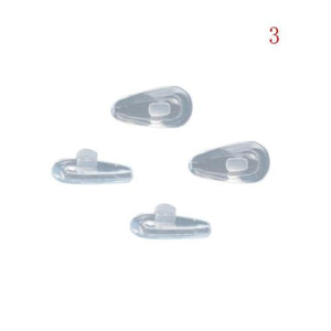 20 Pairs Vision Care Silicone Eyeglass Sunglass Glasses Nose Pads On Nose Pad Massage Health Care