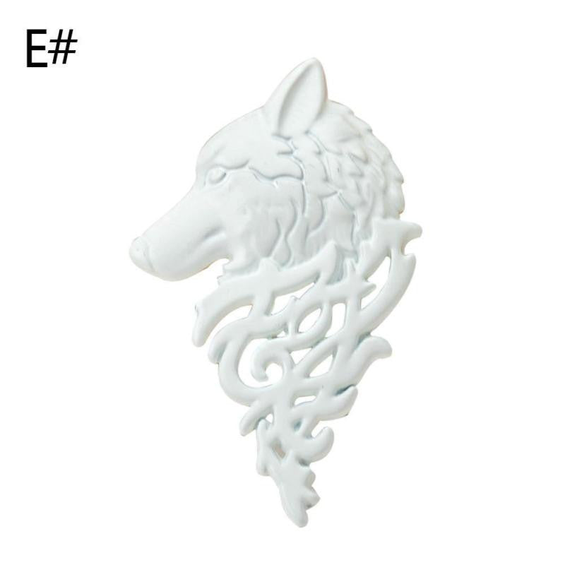 Vintage Gold Silver Brooches for Women Men Lapel Pin Wolf Collar Jewelry Fashion Brooch Pins