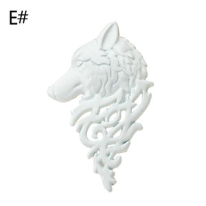 Vintage Gold Silver Brooches for Women Men Lapel Pin Wolf Collar Jewelry Fashion Brooch Pins