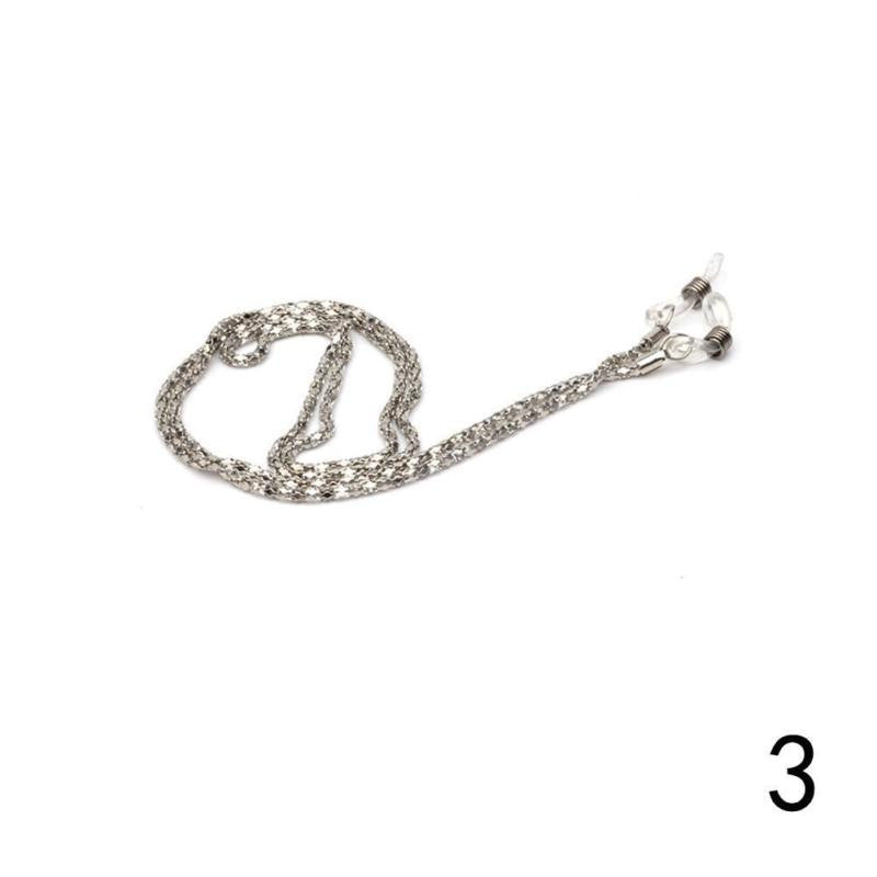 Metal Chain Strap Reading Glasses  Holder Necklace Lanyard